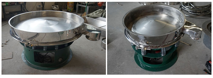 旋振篩底框安裝在振動體上面。